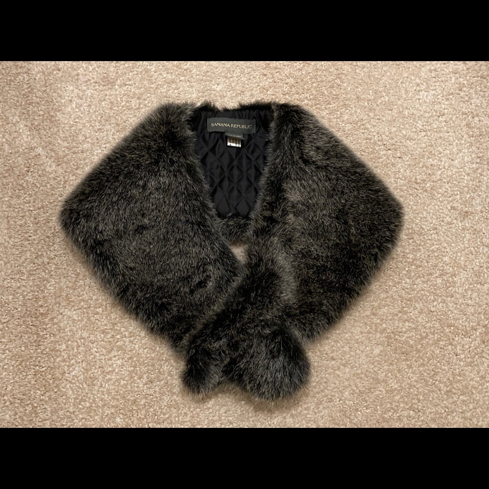 Faux Fur Banana Republic Scarf